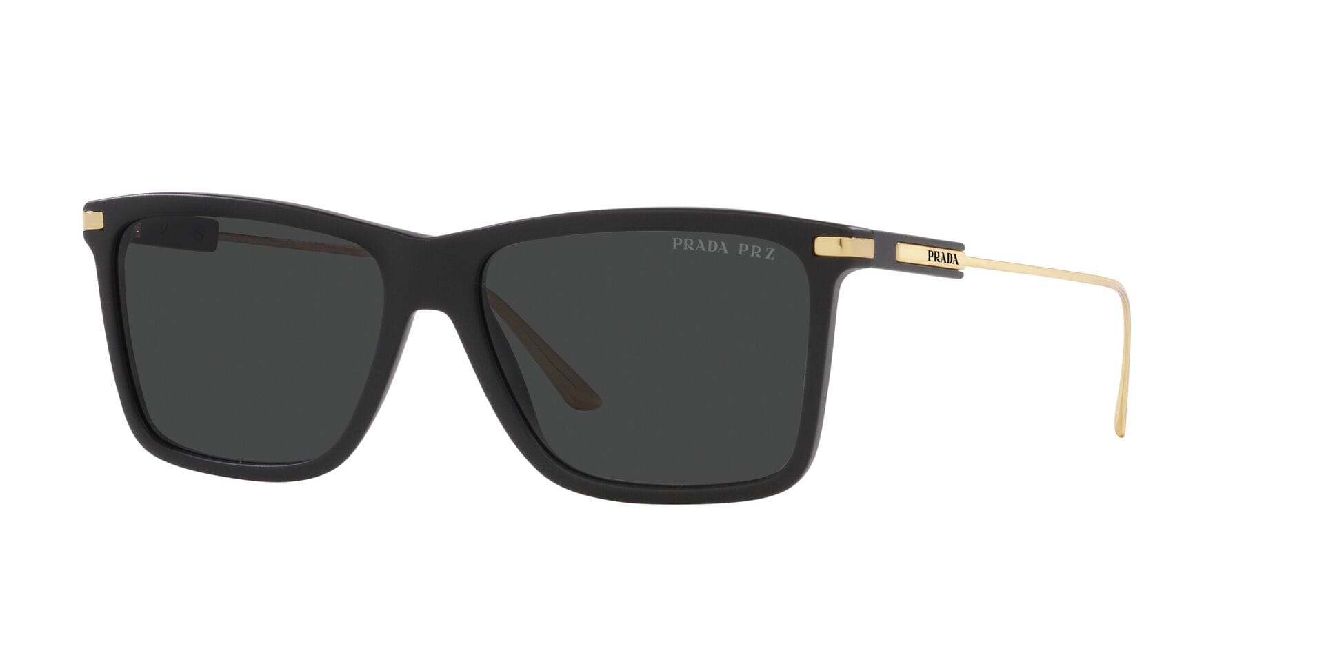 Prada SPR 01Z 1BO-08G 3P 0PR 01ZS Sunglass Matt Black Male Full Me