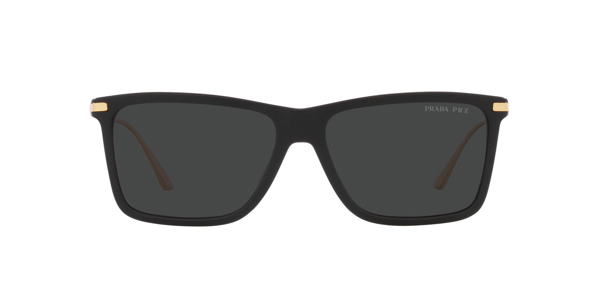Prada SPR 01Z 1BO-08G 3P 0PR 01ZS Sunglass Matt Black Male Full Me
