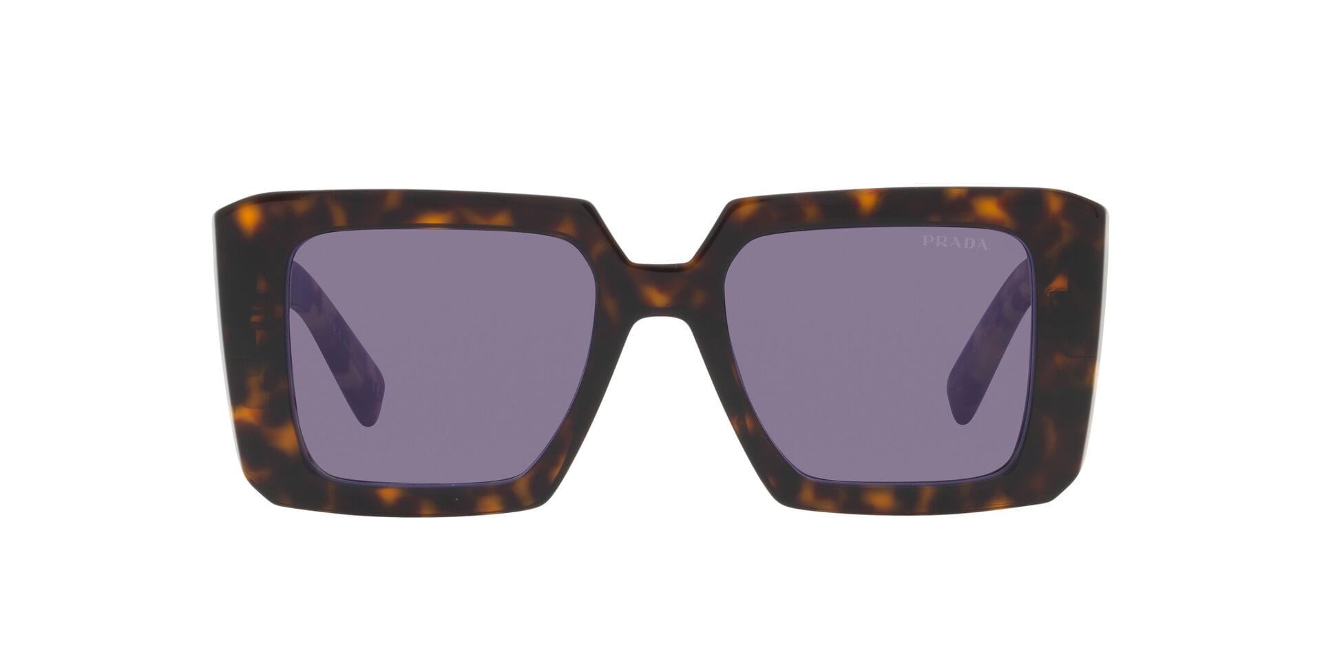 Prada 0PR 23YS Sunglass Tortoise Female Full Shell Sunglass — Tortoise frame — view 2