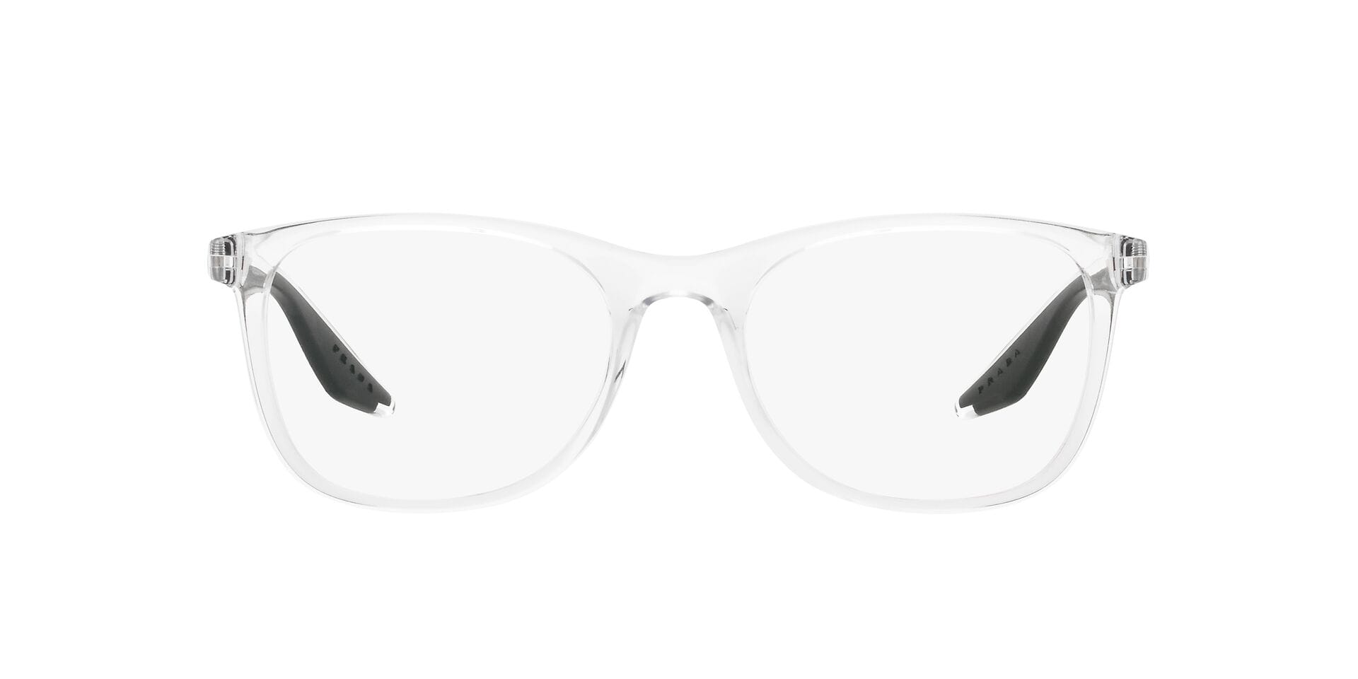 Prada 0PS 05PV Frame Transparent Male Full Shell Frame — Transparent frame — view 2