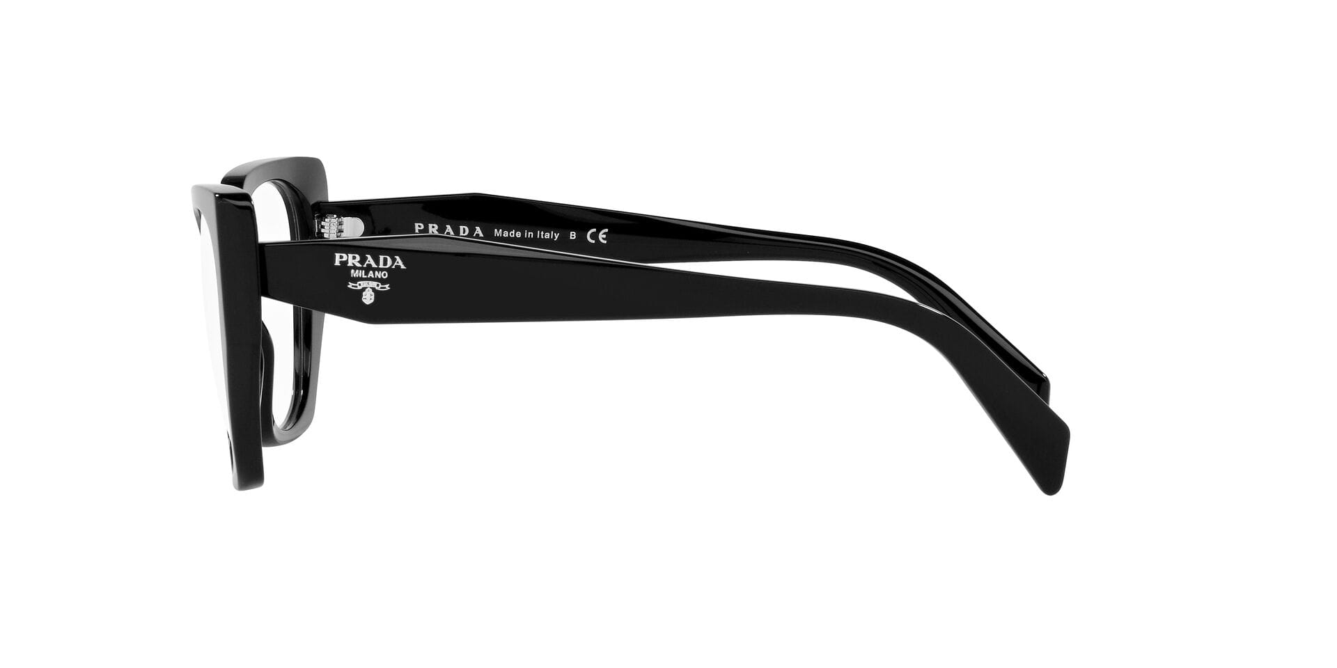 Prada 0PR 18WV Frame Black Female Full Shell Frame — view 3
