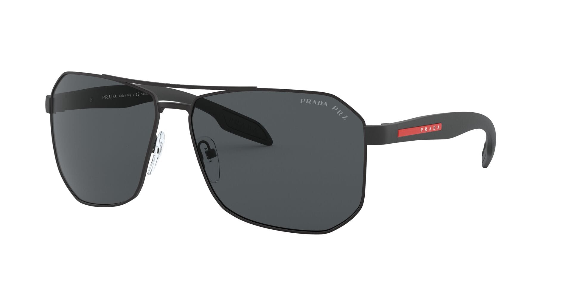Prada 0PS 51VS Sunglass Black Male Full Shell — Black frame