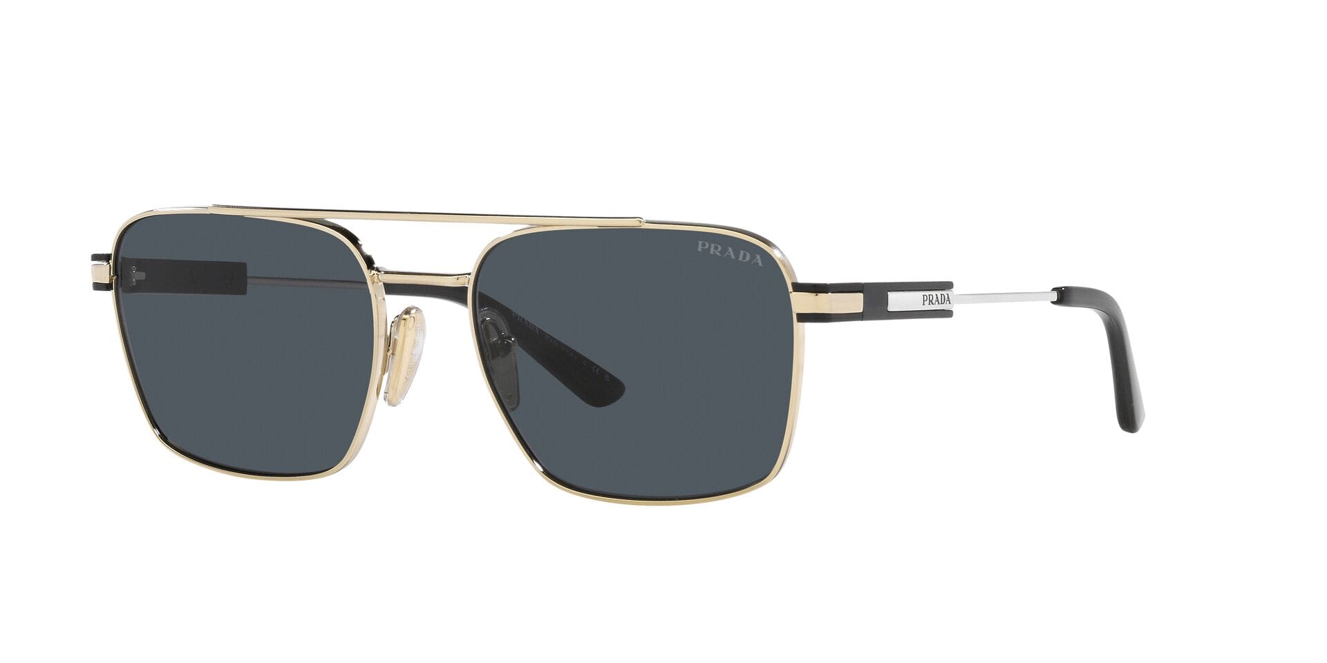 Prada 0PR 67ZS Sunglass Gold Male Full Metal — Gold frame