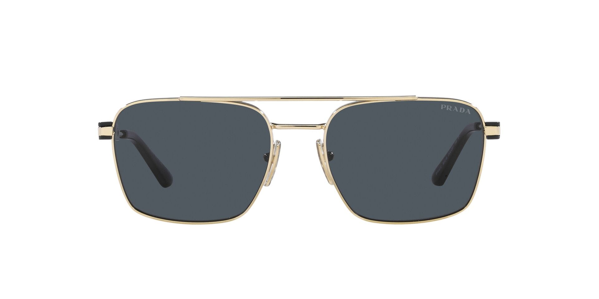 Prada 0PR 67ZS Sunglass Gold Male Full Metal Sunglass — Gold frame — view 2