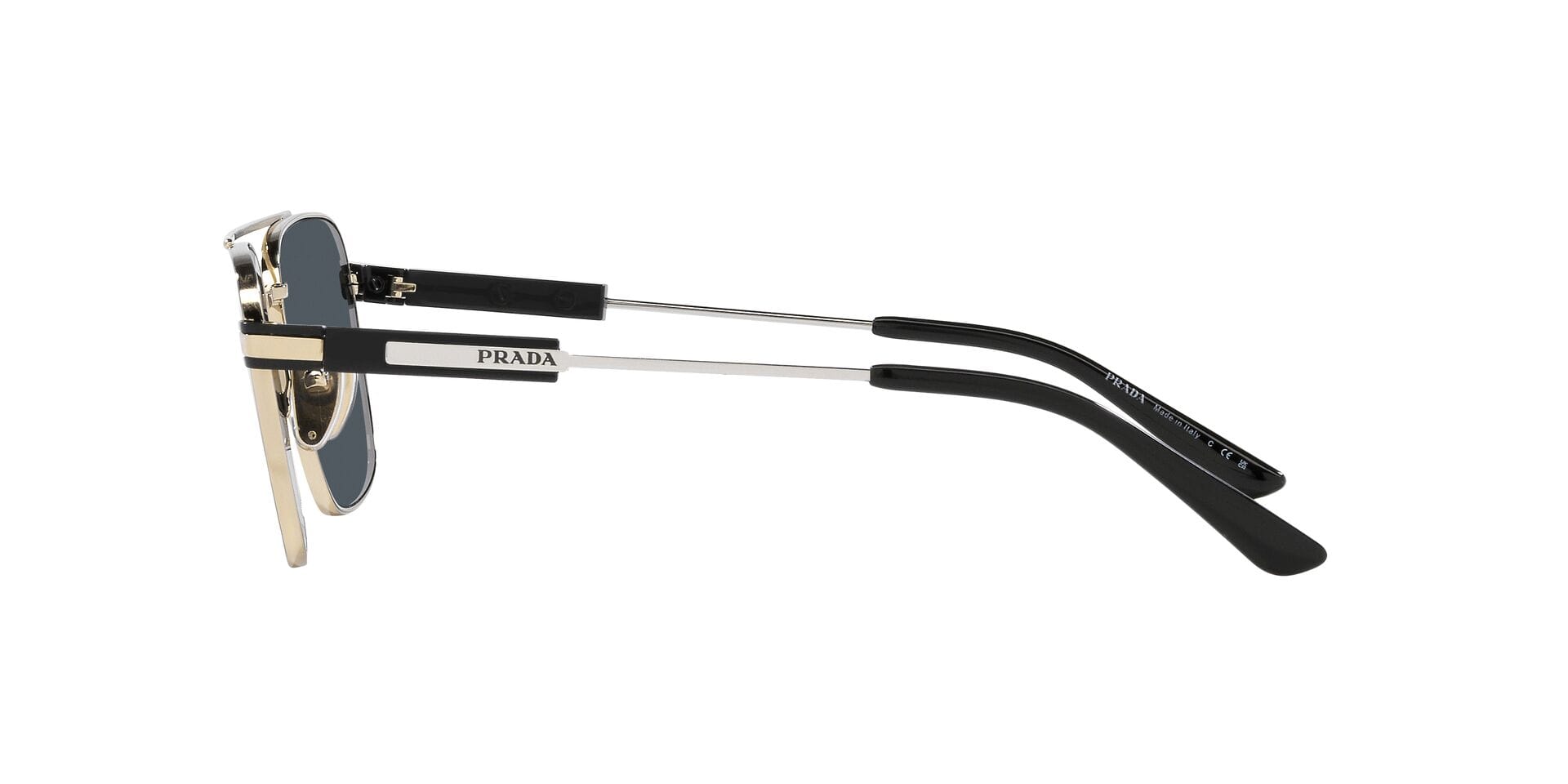 Prada 0PR 67ZS Sunglass Gold Male Full Metal Sunglass — Gold frame — view 3