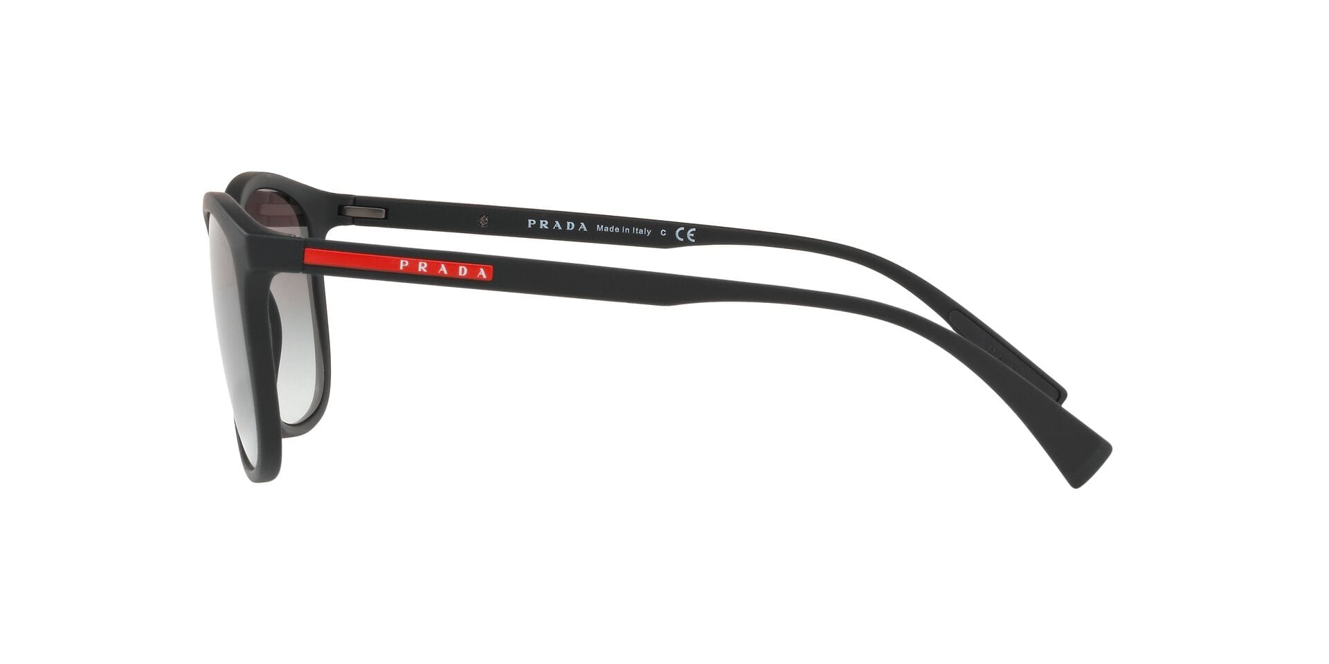 Prada 0PS 01TS Sunglass Black Male Full Shell Sunglass — Black frame — view 3