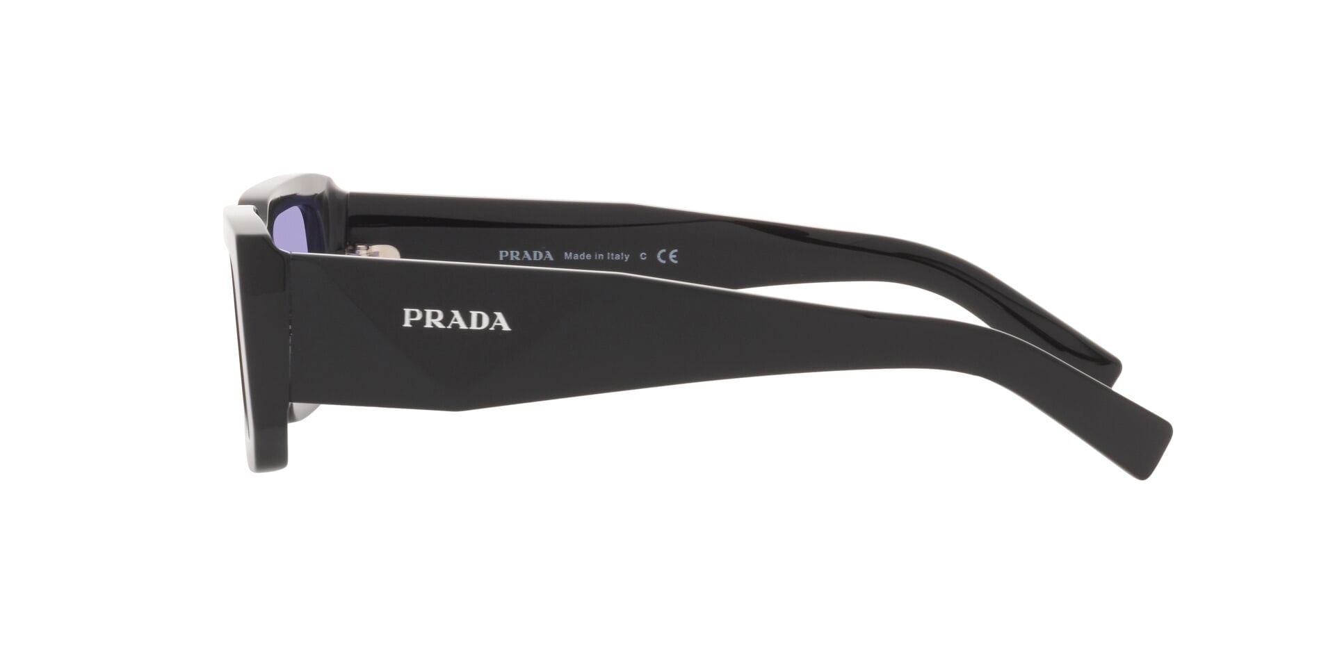 Prada 0PR 06YS Sunglass Black Male Shell Shell Sunglass — Black frame — view 3