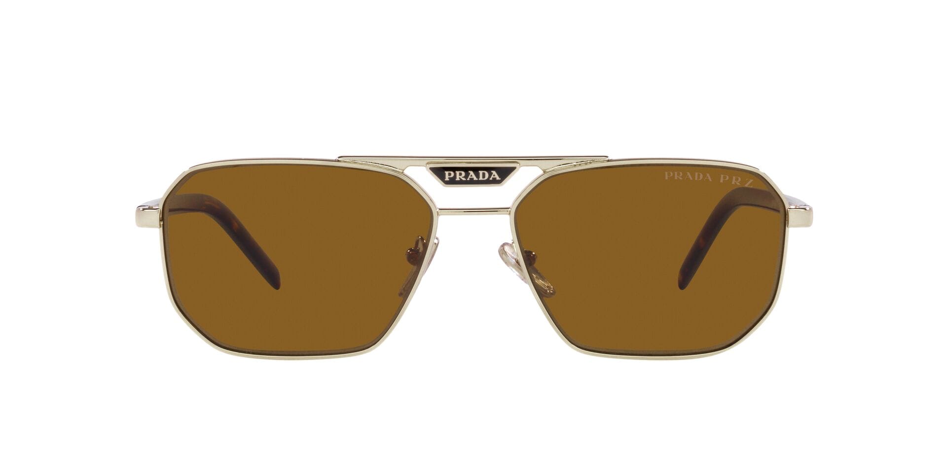 Prada 0PR58YS Sunglass Gold Male Full Shell Sunglass — Gold frame — view 2