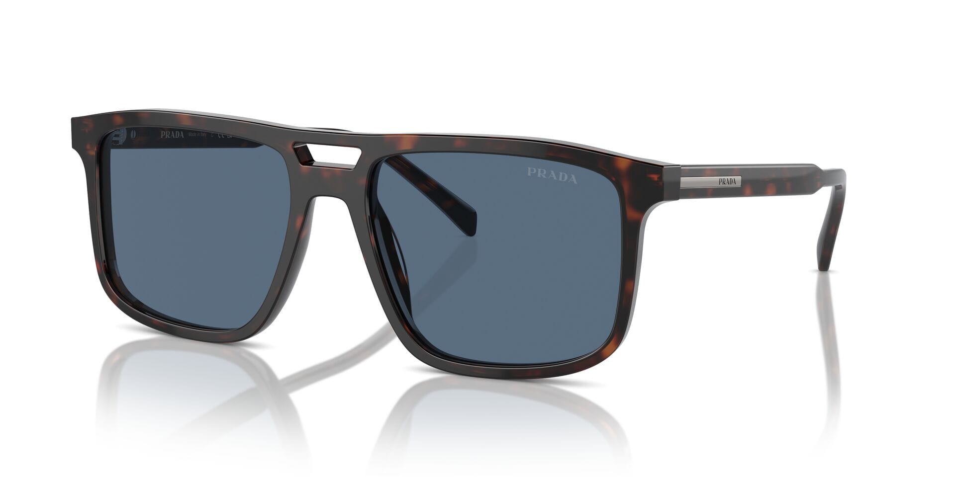 Prada 0PR A22S Sunglass Tortoise Male Full Shell — Tortoise frame