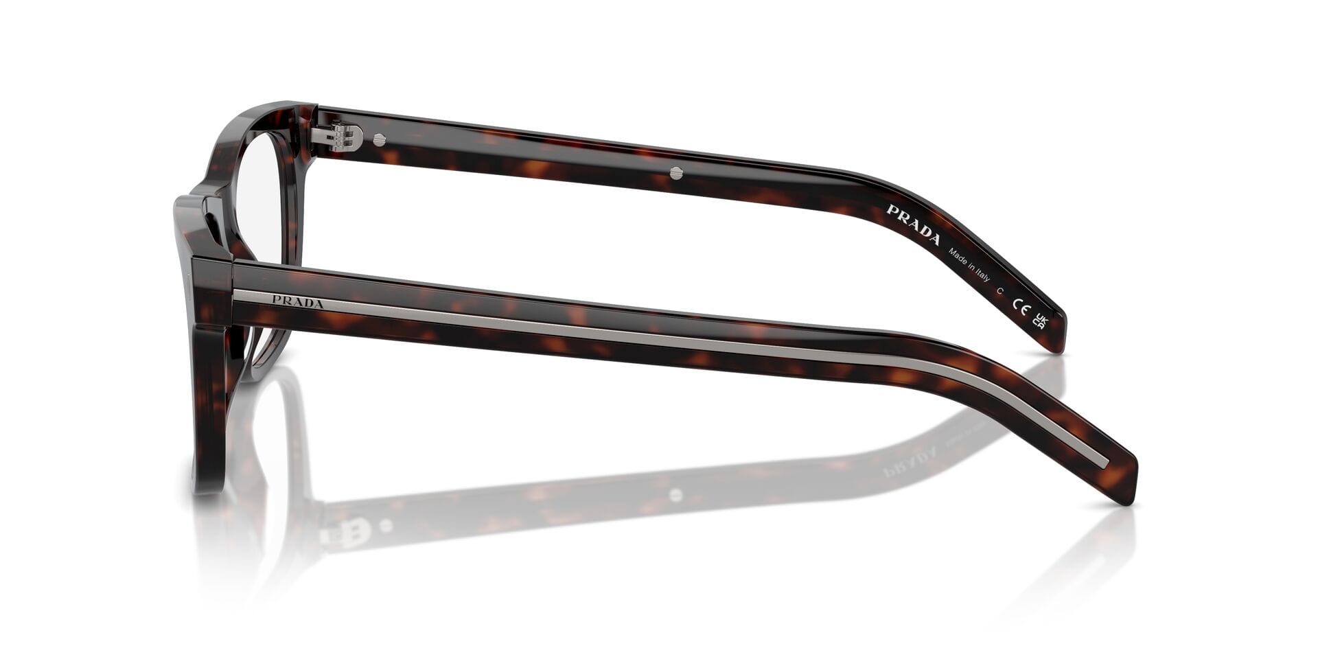 Prada 0PRA13V Frame Tortoise Male Full Shell Frame — view 3