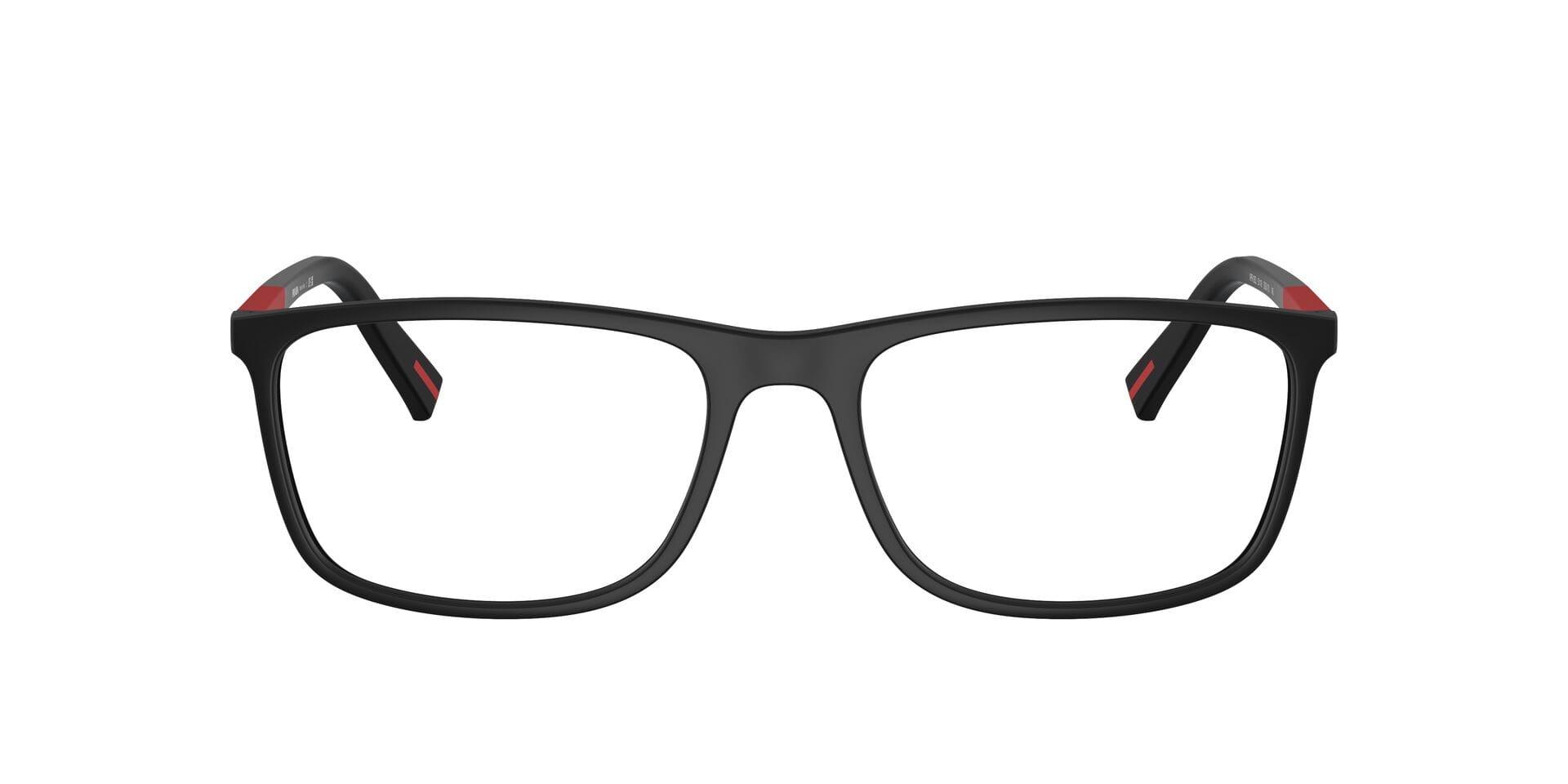 Prada 0PS03QV Frame Matt Black Male Full Rubber Frame — Matt Black frame — view 2