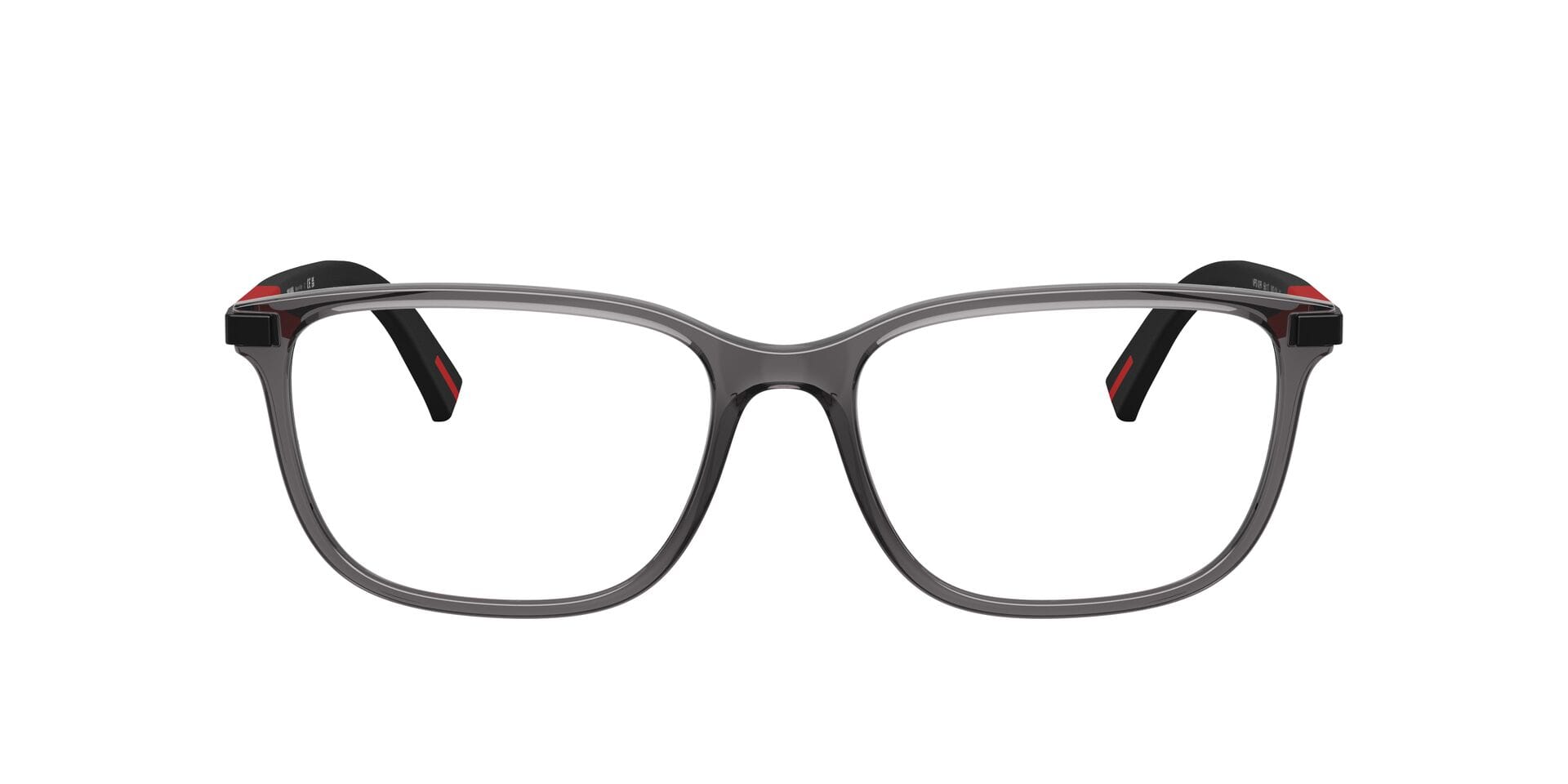 Prada 0PS02RV Frame Transparent Grey Male Full Shell Frame — Transparent Grey frame — view 2