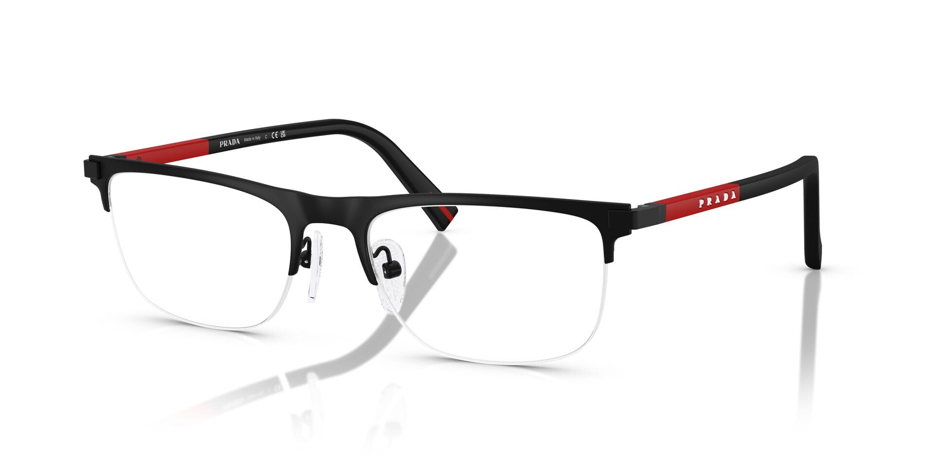 Prada 0PS50RV Frame Matt Black Male Supra Shell — Matt Black frame