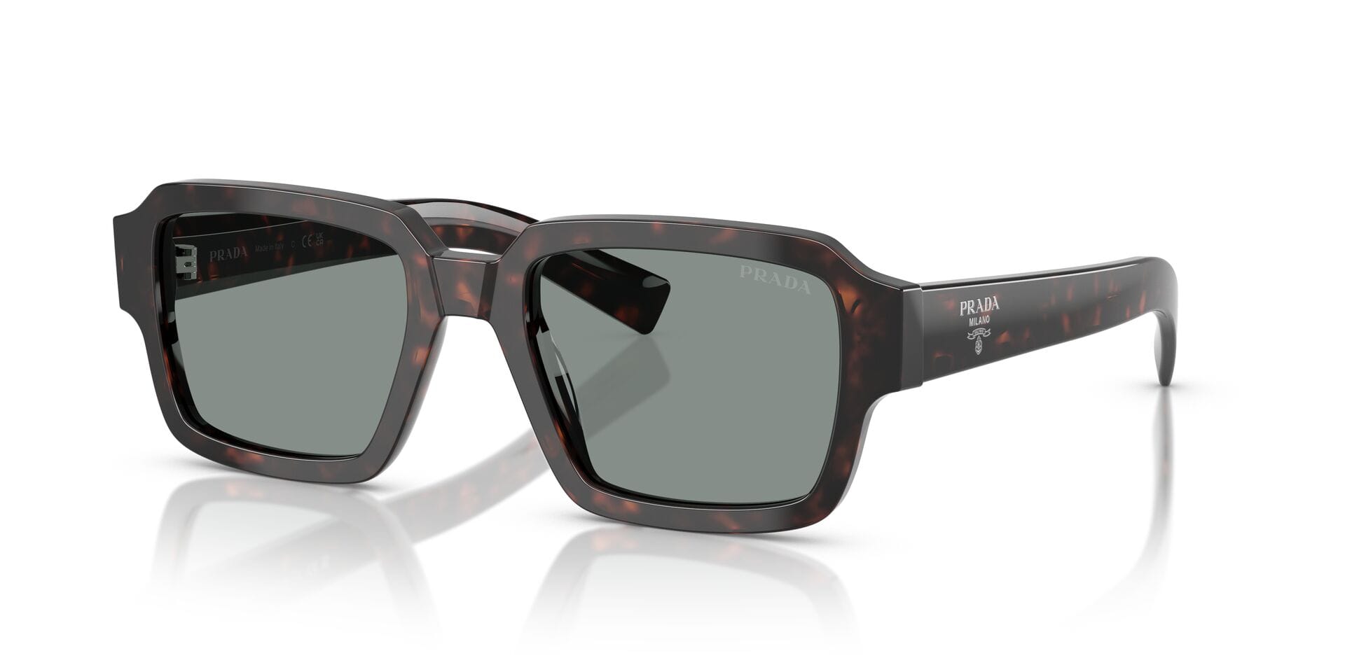 Prada 0PR02ZS Sunglass Havana Male Full Shell — Havana frame