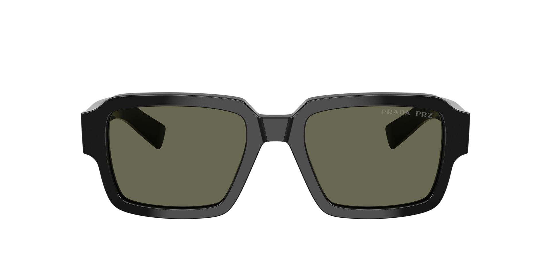 Prada 0PR02ZS Sunglass Black Male Full Shell Sunglass — Black frame — view 2