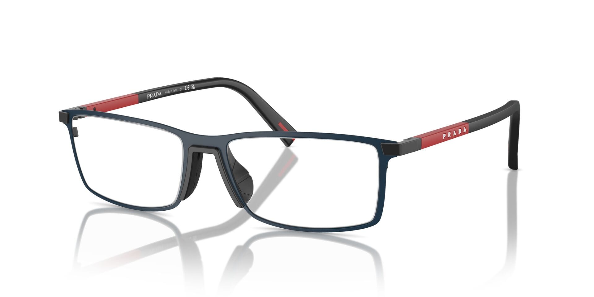 Prada 0PS53QV Frame Black Male Full Rubber — Black frame