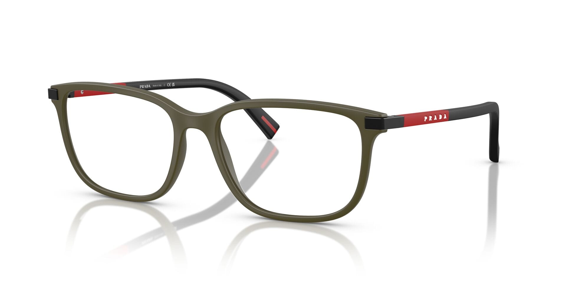 Prada 0PS 02RV Frame Green Male Full Shell — Green frame
