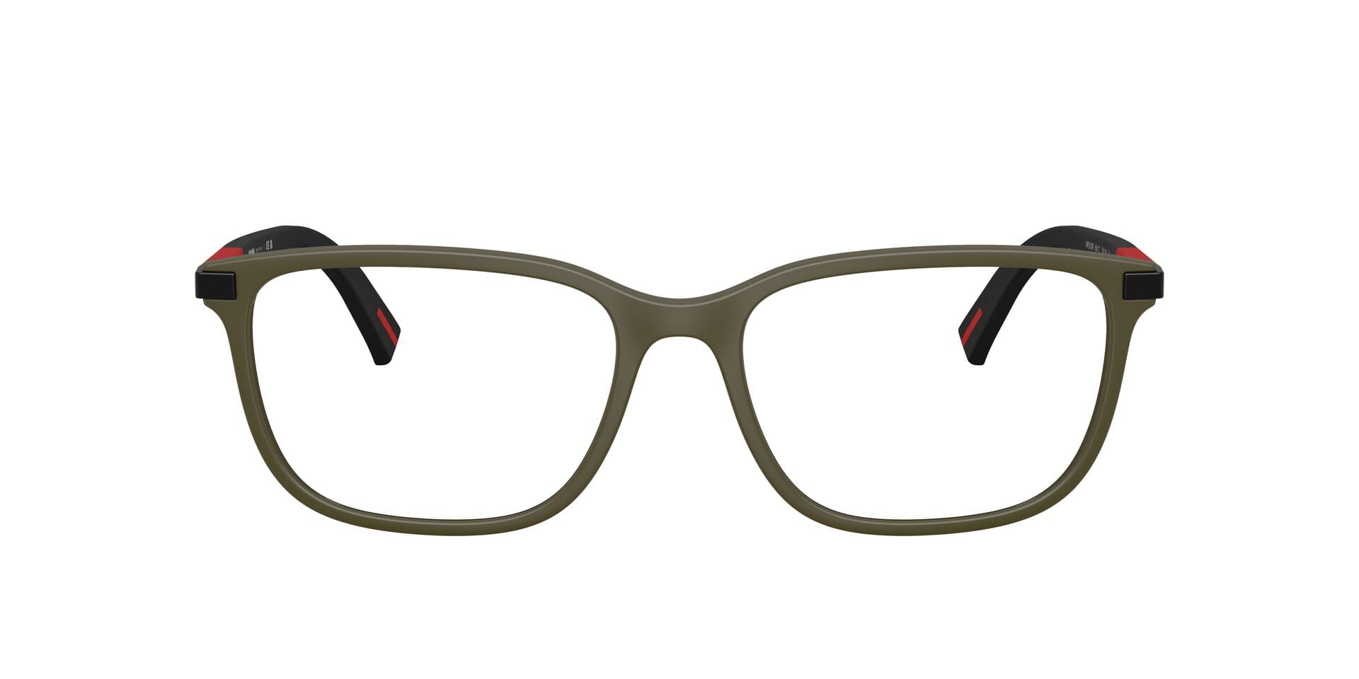 Prada 0PS 02RV Frame Green Male Full Shell Frame — Green frame — view 2