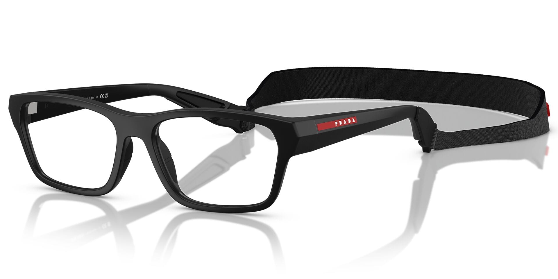 Prada 0PS03RV Frame Matt Black Male Full Shell — Matt Black frame