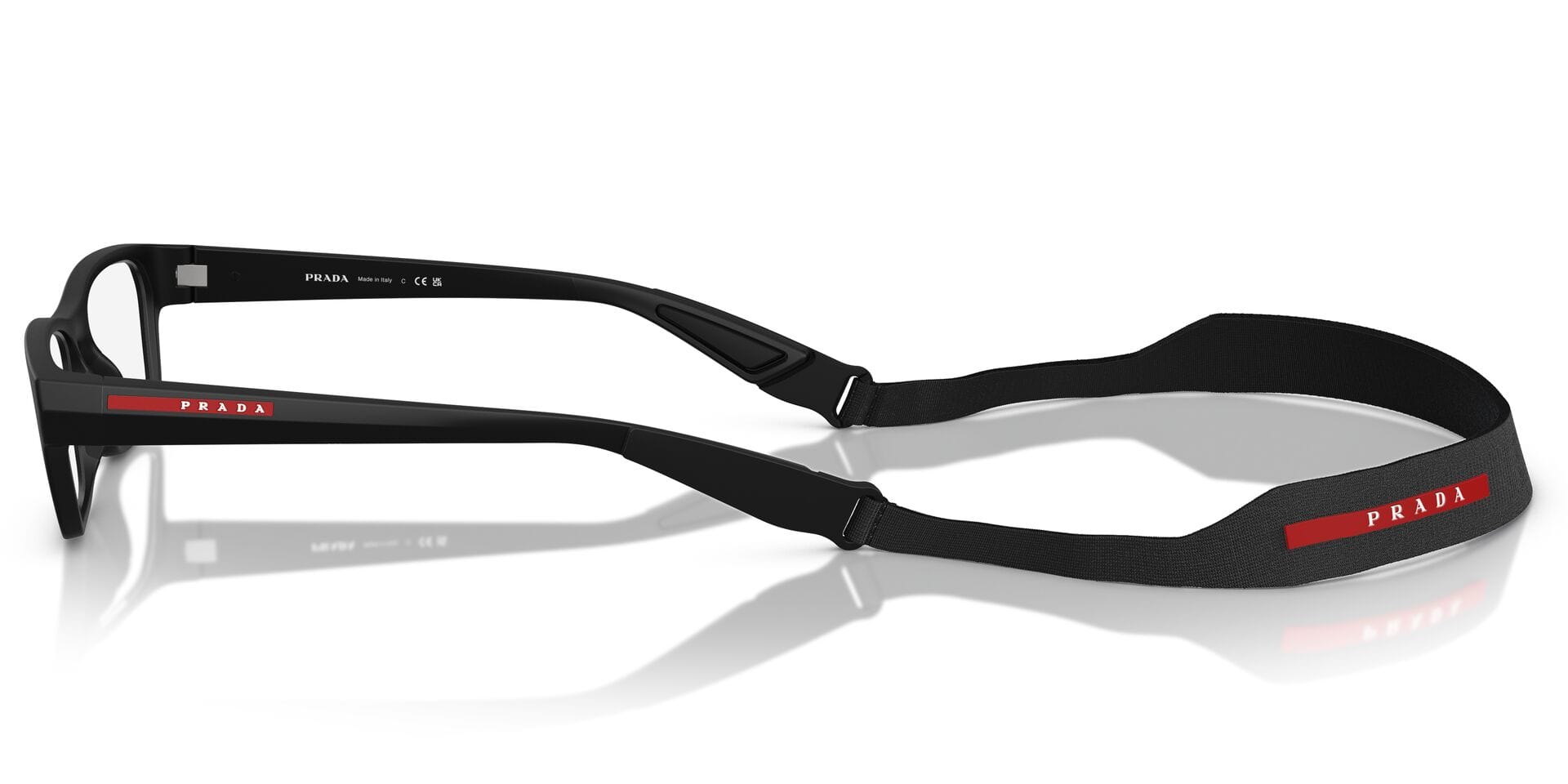 Prada 0PS03RV Frame Matt Black Male Full Shell Frame — Matt Black frame — view 3