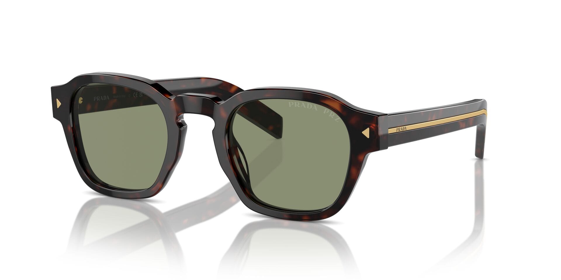Prada 0PRA16S Sunglass Tortoise Male Full Shell