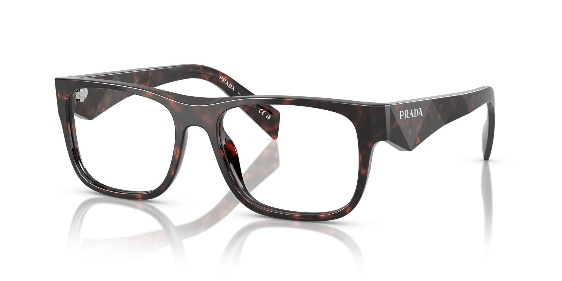 Prada 0PR22ZV Frame Tortoise Male Full Shell — Tortoise frame
