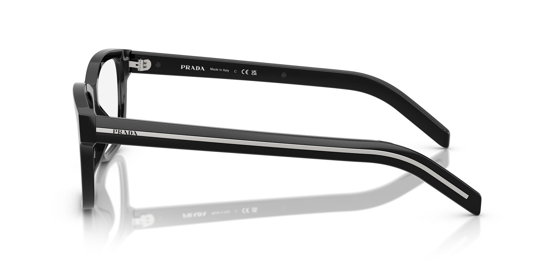 Prada 0PRB10V Frame Black Male Full Shell Frame — Black frame — view 4