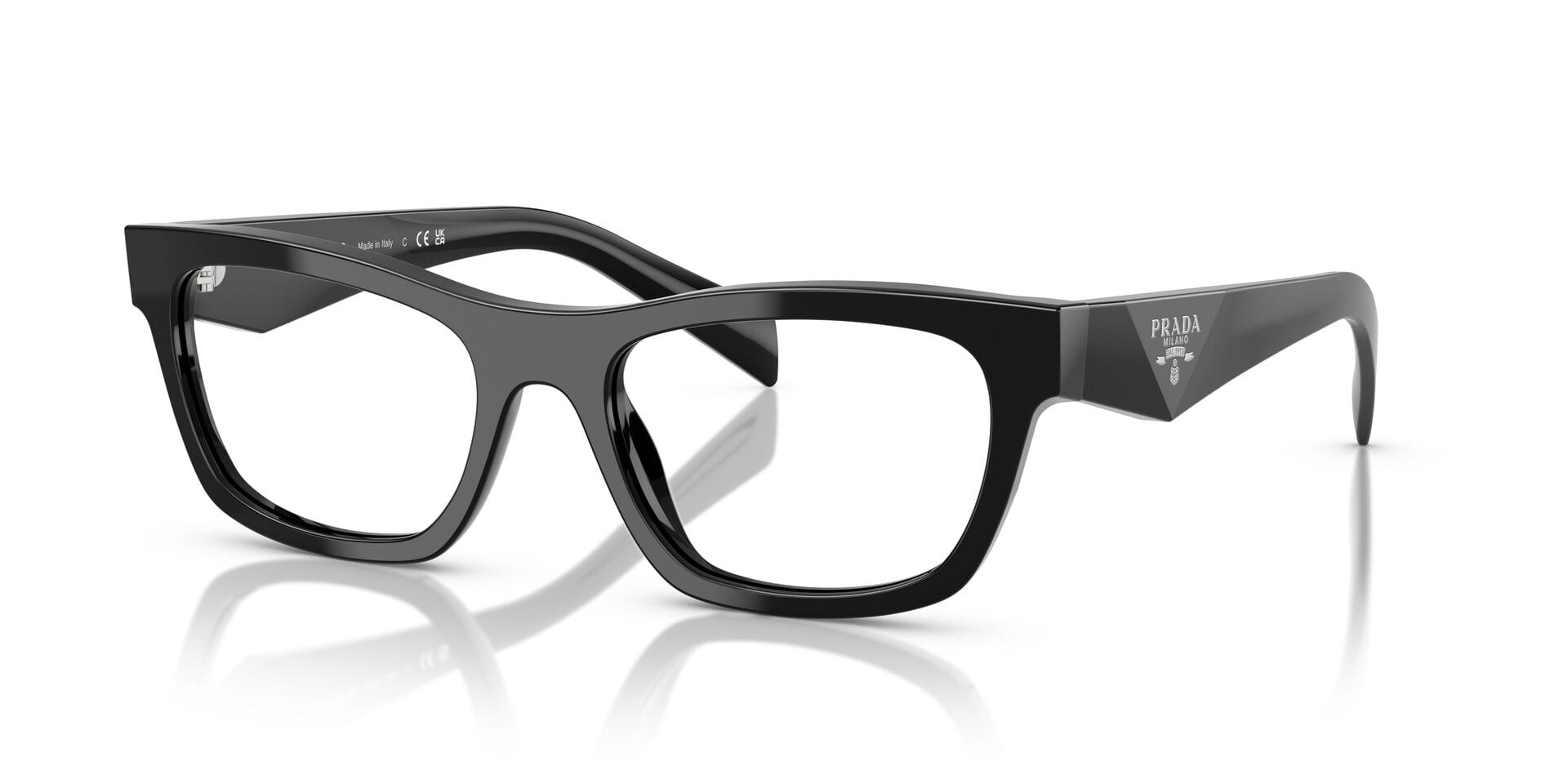 Prada 0PRB01 Frame Black Female Full Shell Frame — Black frame — view 1