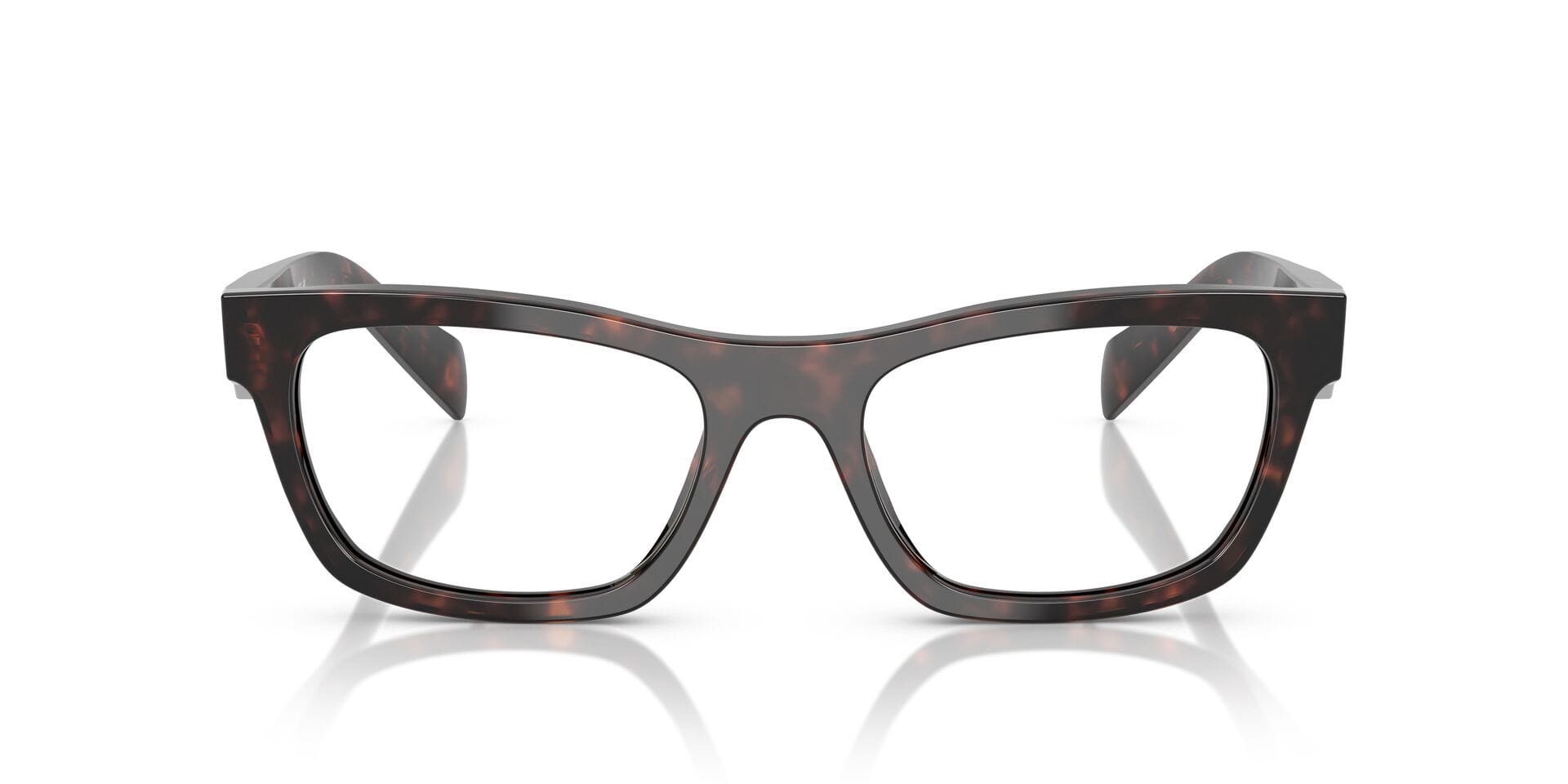 Prada 0PRB01V Frame Havana Female Full Shell Frame — Havana frame — view 3