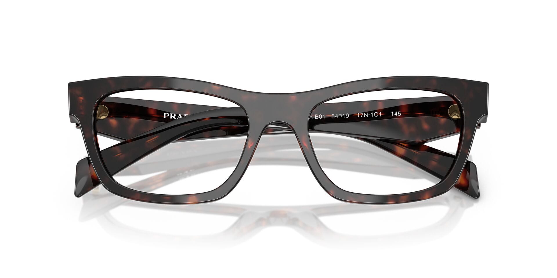 Prada 0PRB01V Frame Havana Female Full Shell Frame — Havana frame — view 5
