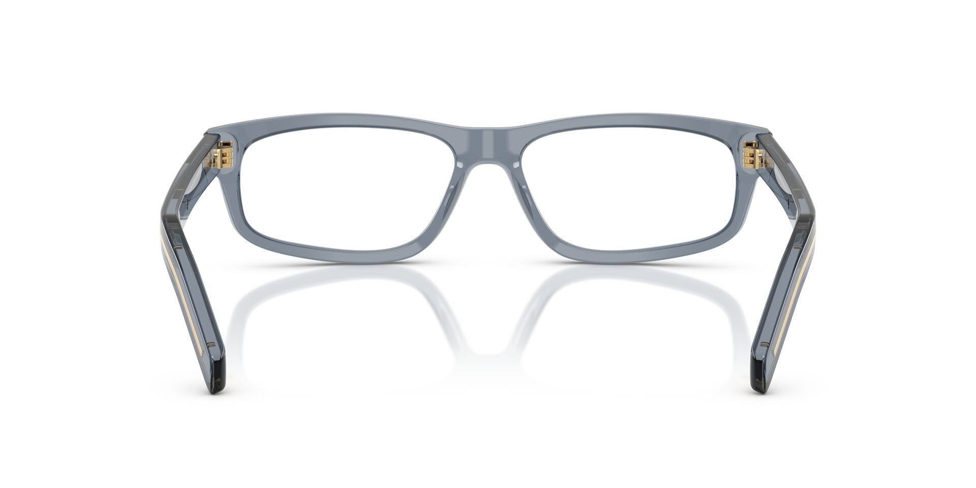 Prada 0PRB02 Frame Transparent Blue Male Full Shell Frame — Transparent Blue frame — view 2