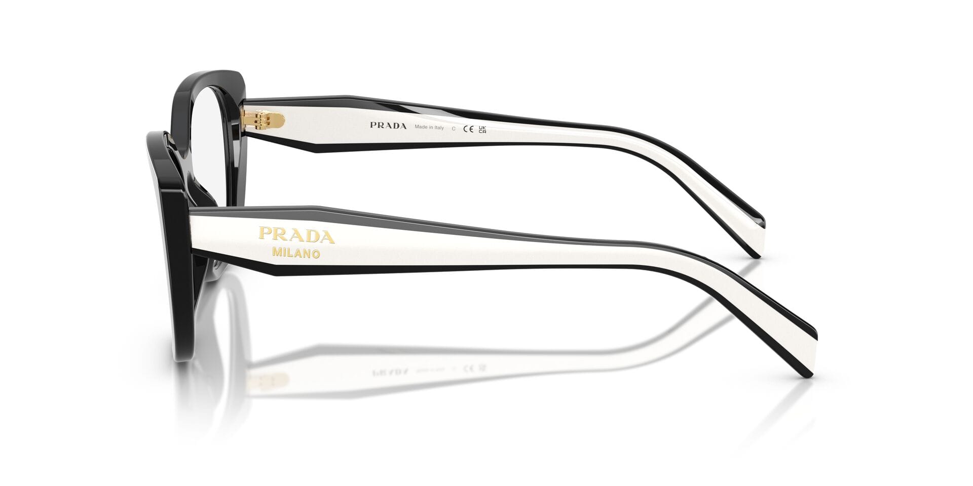 Prada 0PRB04 Frame Black Female Full Shell Frame — Black frame — view 5