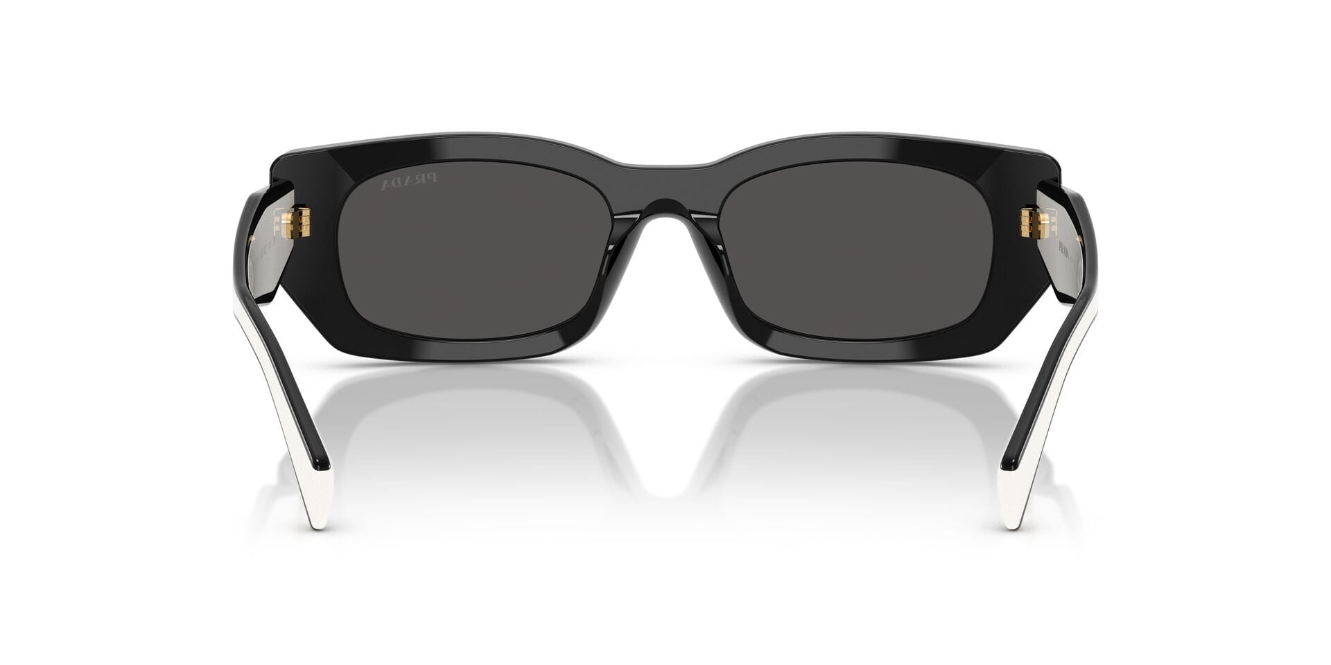 Prada 0PRB05 Sunglass Black Female Full Shell Sunglass — Black frame — view 2