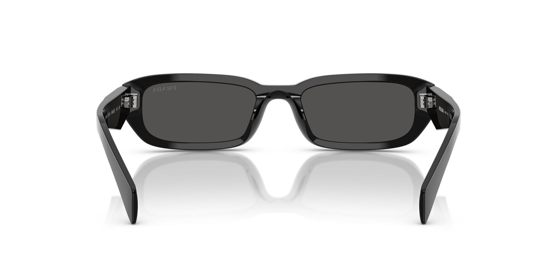 Prada 0PRB06S Sunglass Black Female Full Shell Sunglass — Black frame — view 2
