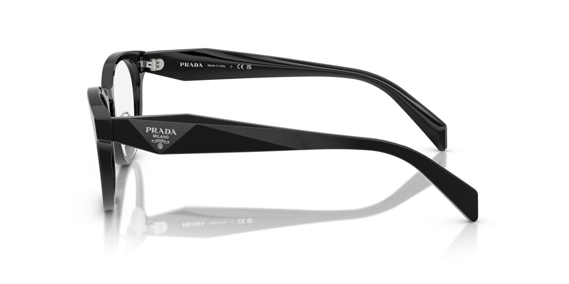 Prada 0PRB06VD Frame Black Female Full Shell Frame — Black frame — view 4