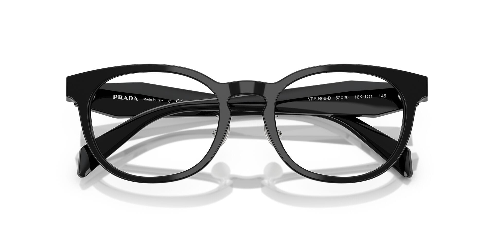 Prada 0PRB06VD Frame Black Female Full Shell Frame — Black frame — view 5