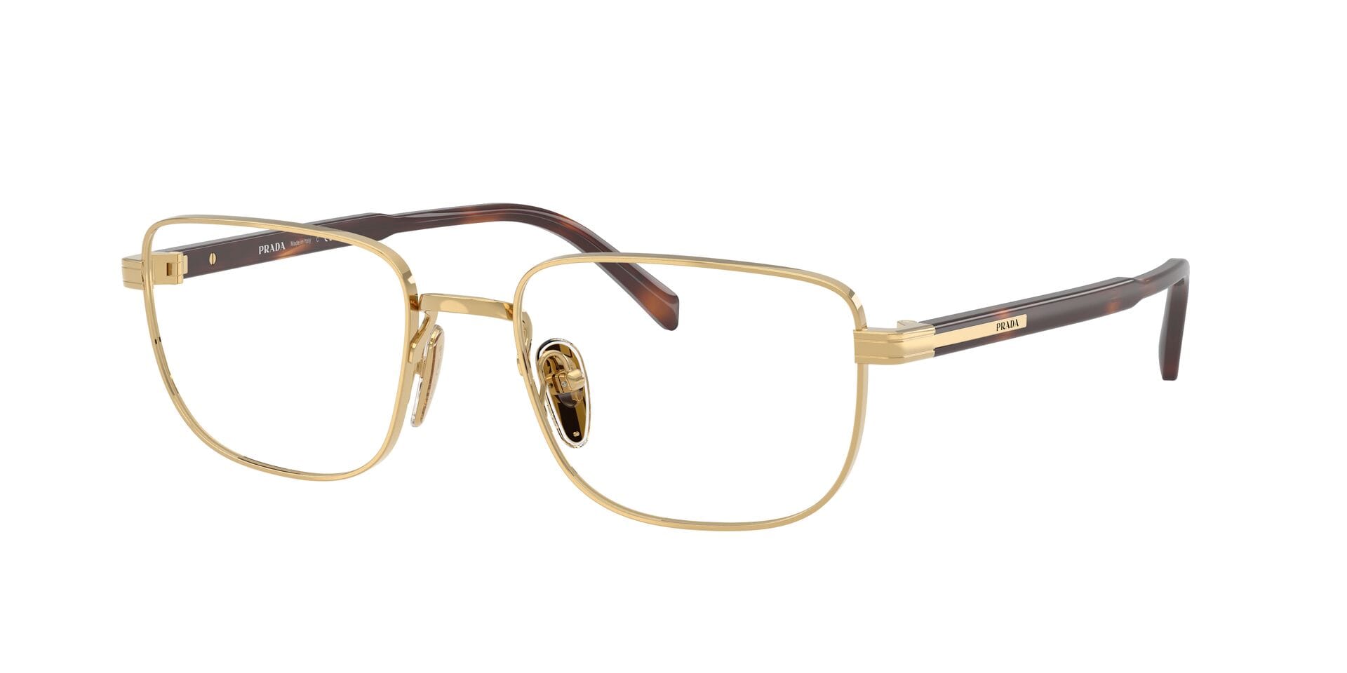 Prada 0PR B51V Frame Gold Male Full - Frame — Gold frame — view 3