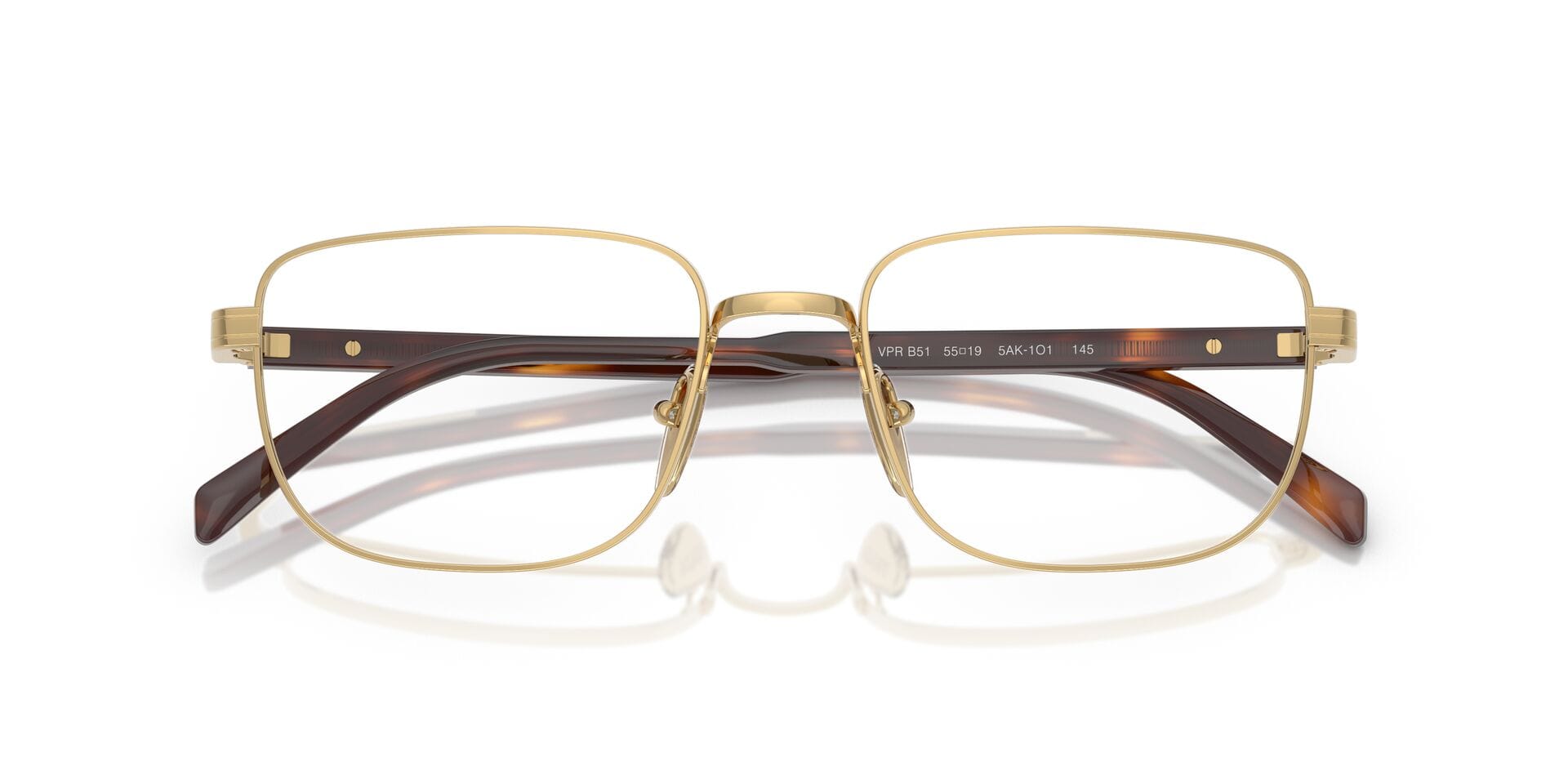 Prada 0PR B51V Frame Gold Male Full - Frame — Gold frame — view 7