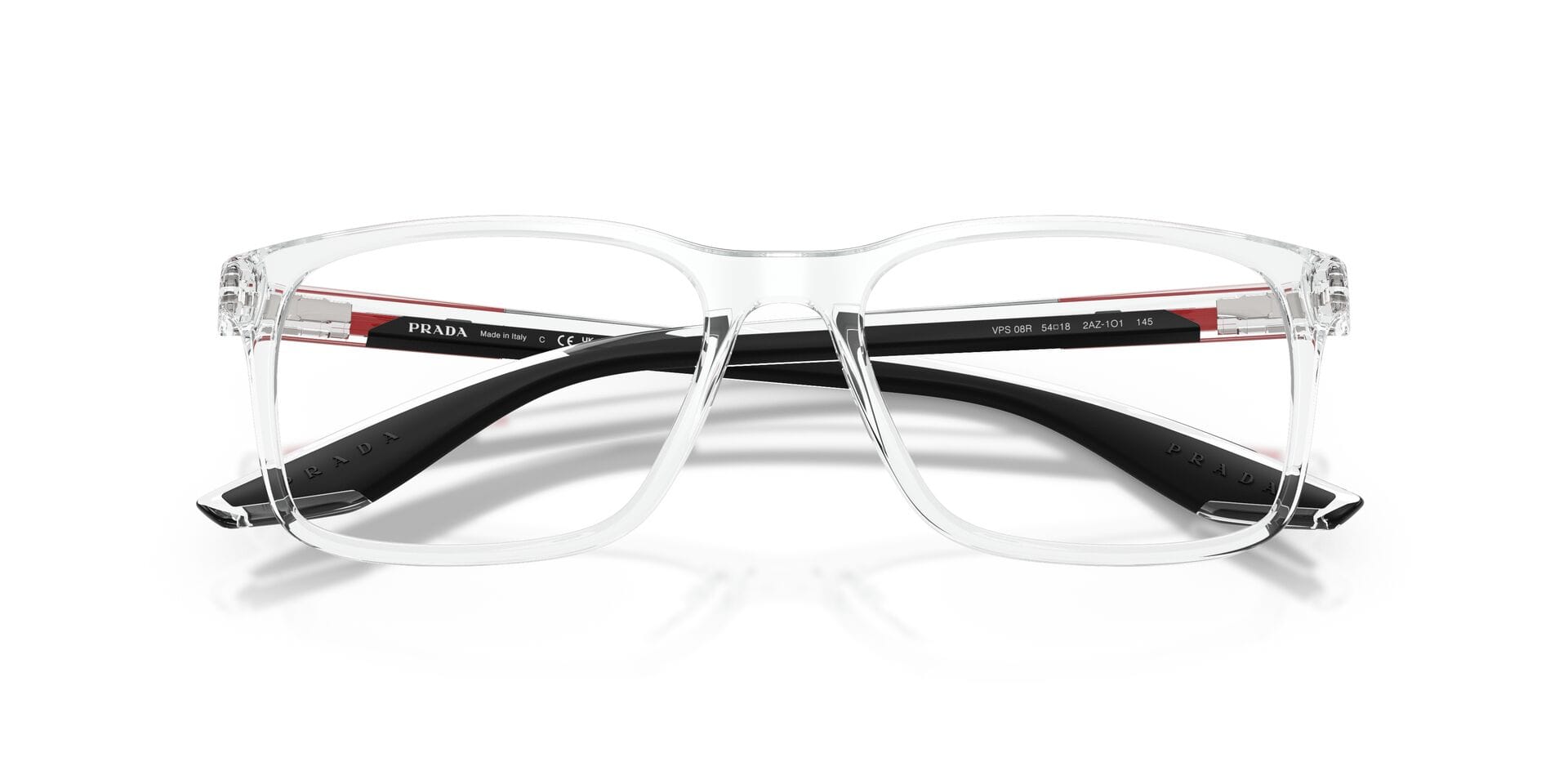 Prada 0PS 08RV Frame Transparent Male Full - Frame — Transparent frame — view 7