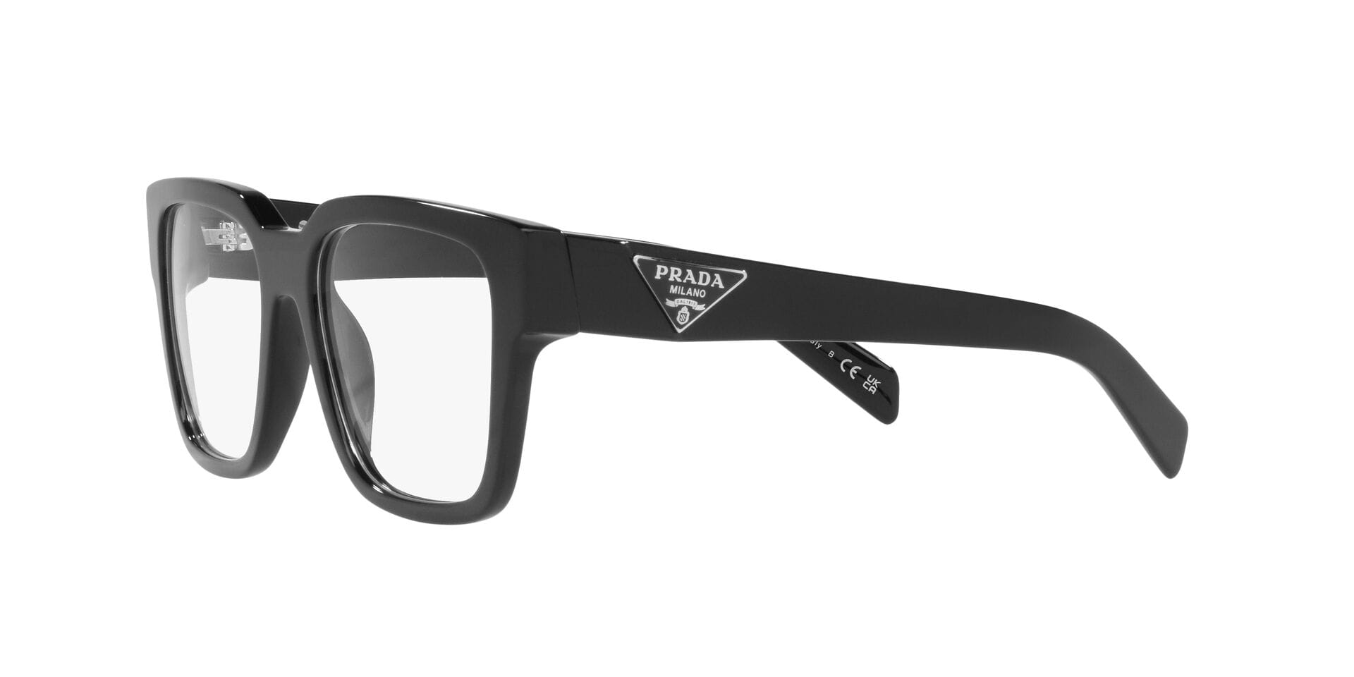Prada 0PR 08ZV Frame Black Male Full - Frame — Black frame — view 3