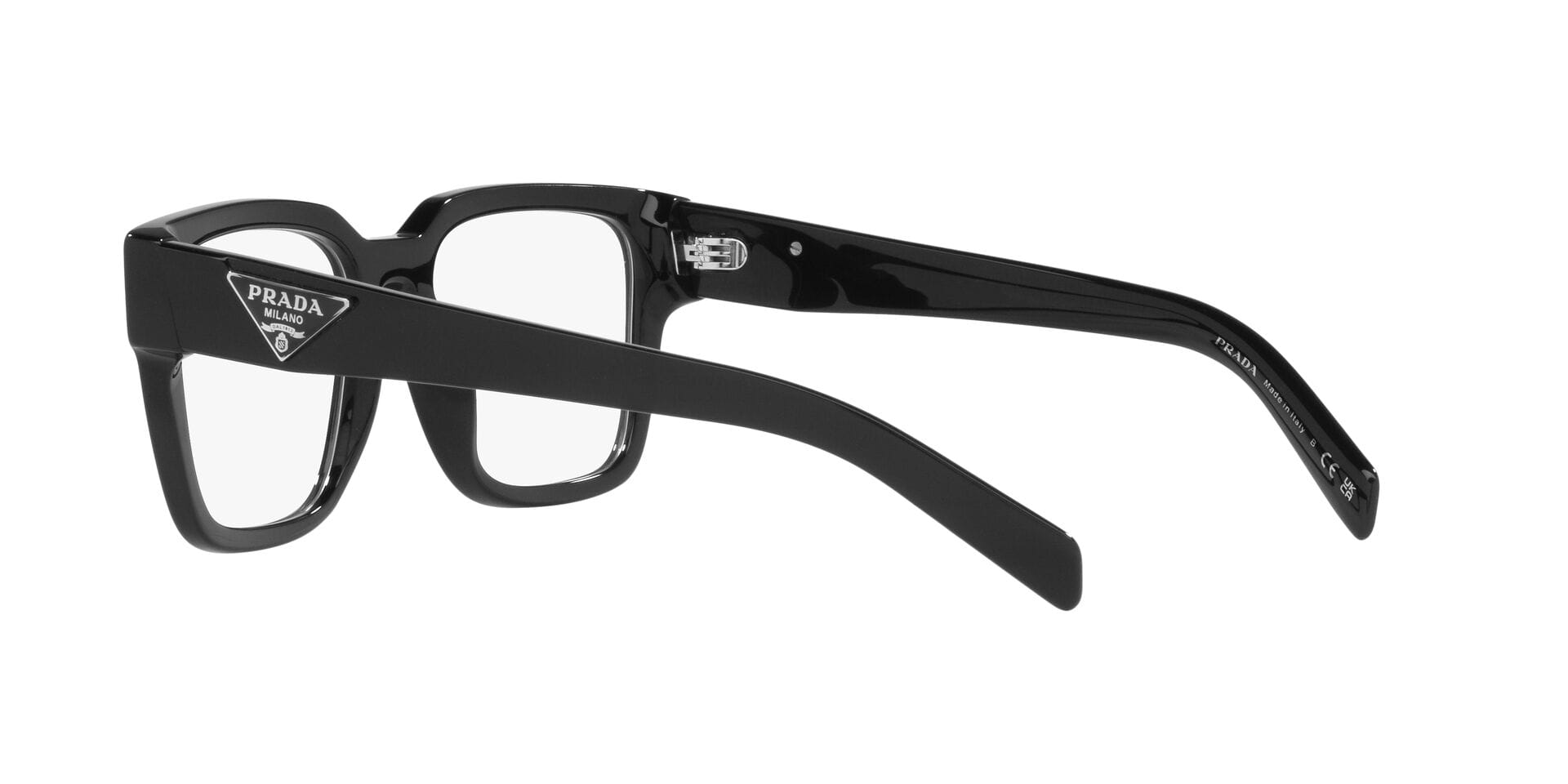 Prada 0PR 08ZV Frame Black Male Full - Frame — Black frame — view 5