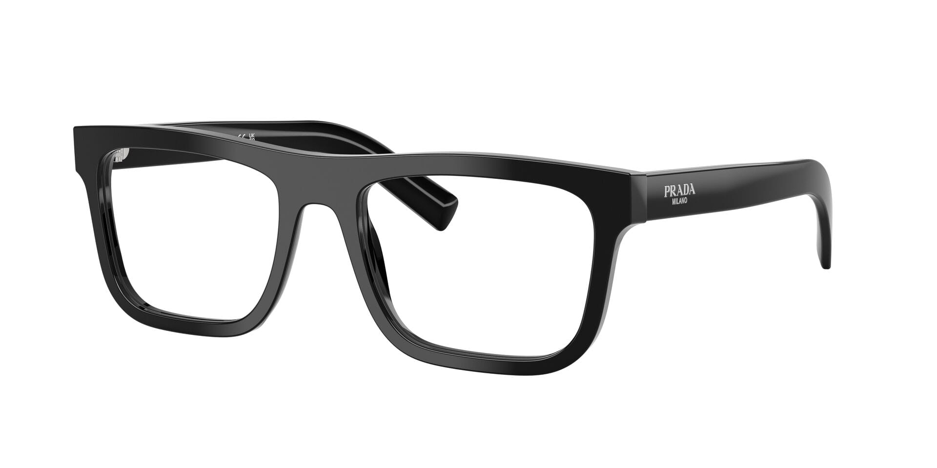 Prada 0PRC03V Frame Black Male Full Shell Frame — Black frame — view 3