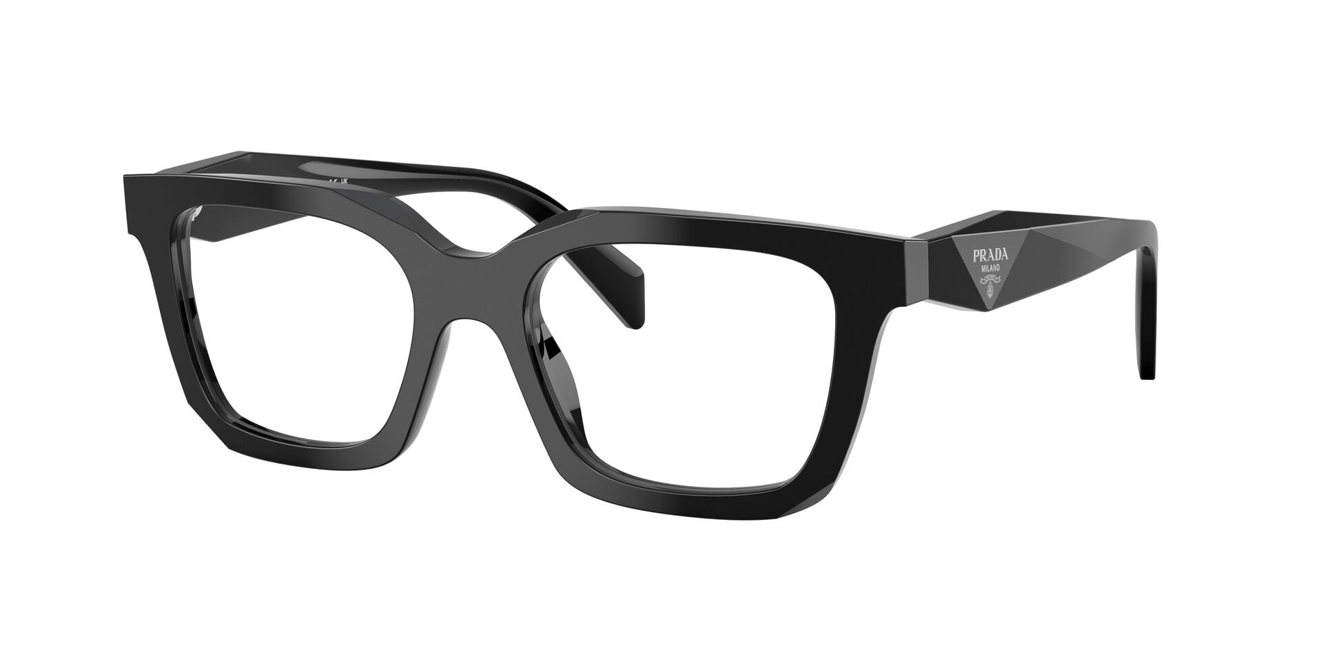 Prada 0PRC08V Frame Black Female Full Shell Frame — Black frame — view 3