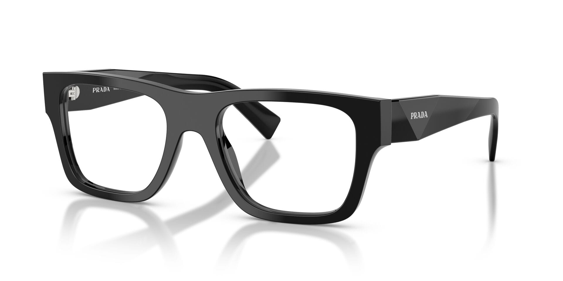 Prada 0PRC01V Frame Black Male Full Shell Frame — Black frame — view 2
