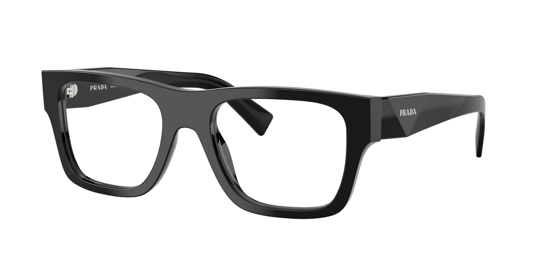 Prada 0PRC01V Frame Black Male Full Shell Frame — Black frame — view 3
