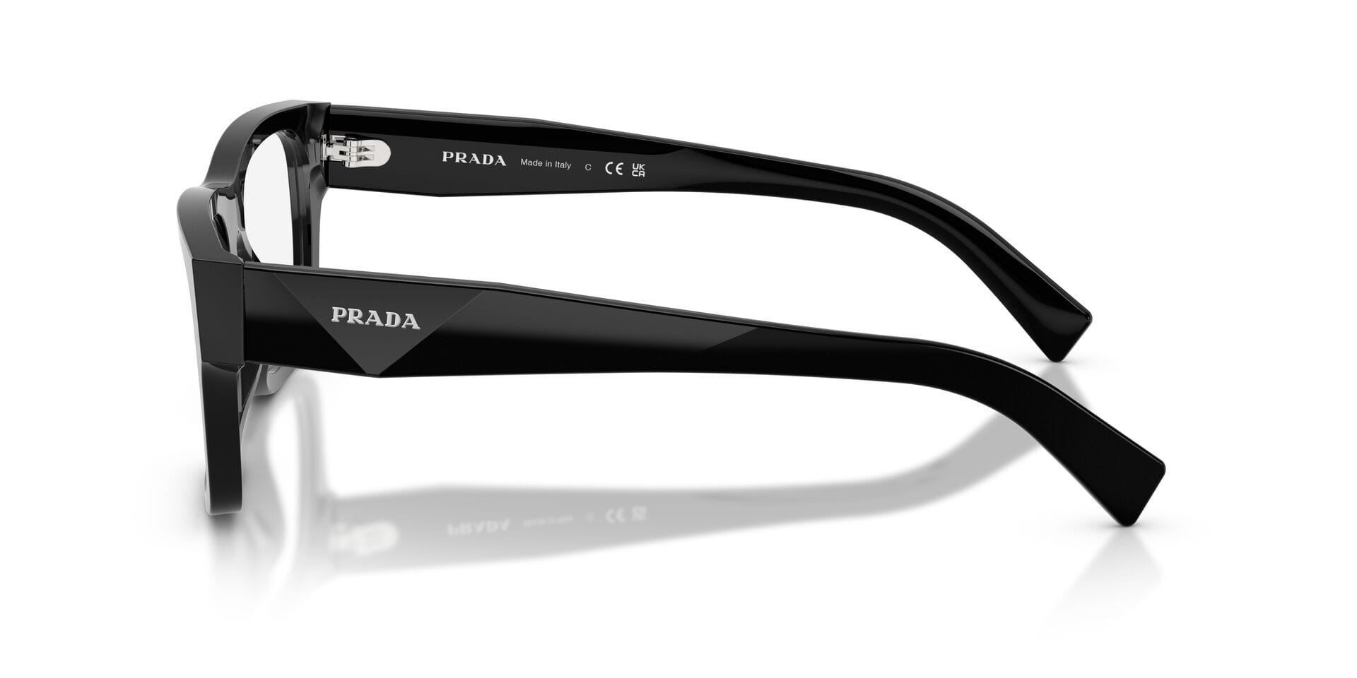 Prada 0PRC01V Frame Black Male Full Shell Frame — Black frame — view 5
