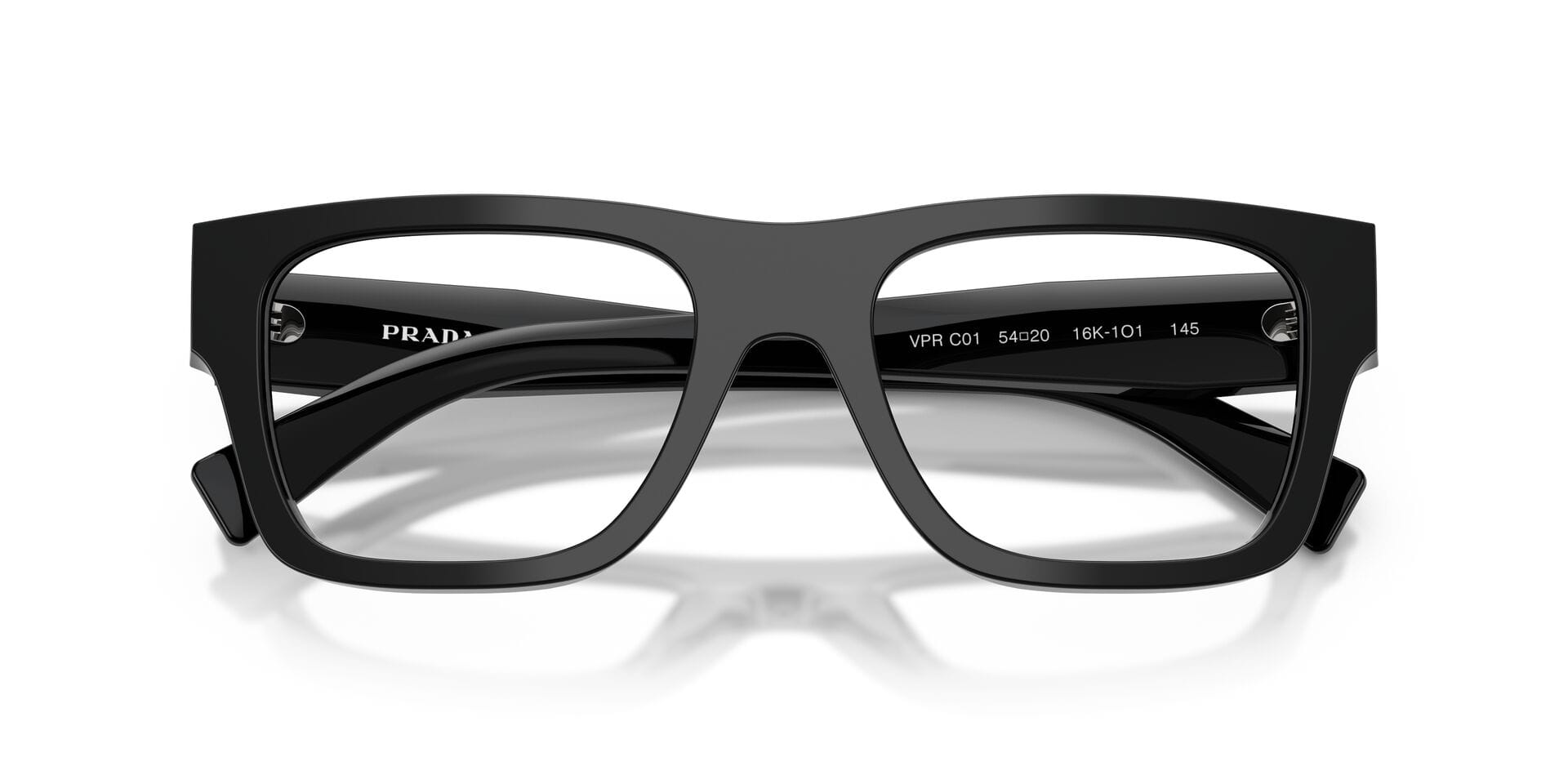 Prada 0PRC01V Frame Black Male Full Shell Frame — Black frame — view 7
