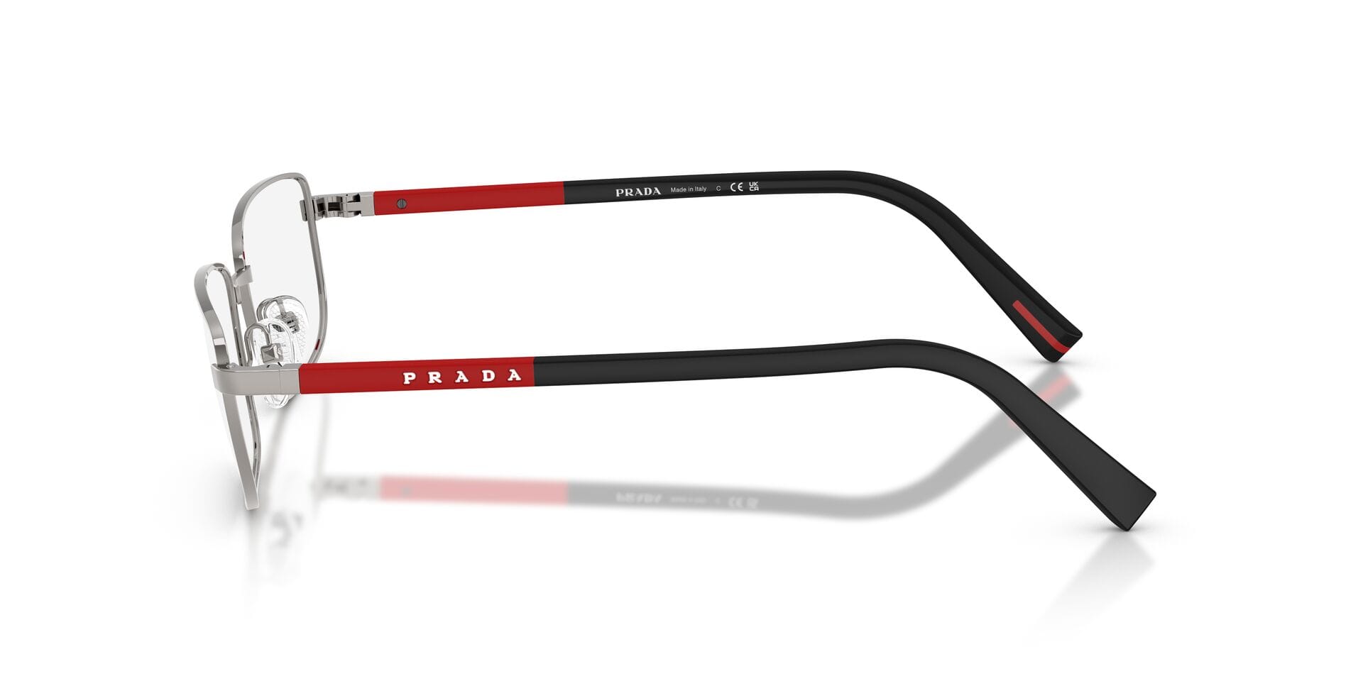 Prada 0PS50SV Frame Gun Metal Male Full Shell Frame — Gun Metal frame — view 5