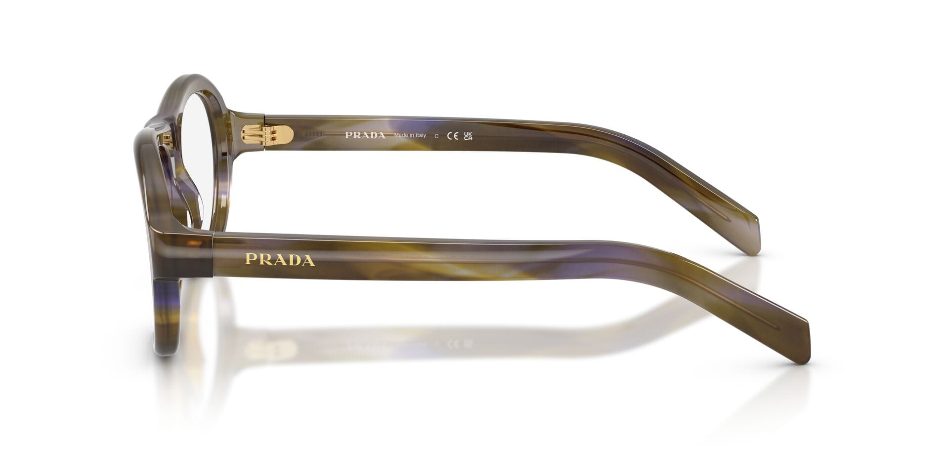 Prada 0PRC12V Frame Brown Female Full Shell Frame — Brown frame — view 5
