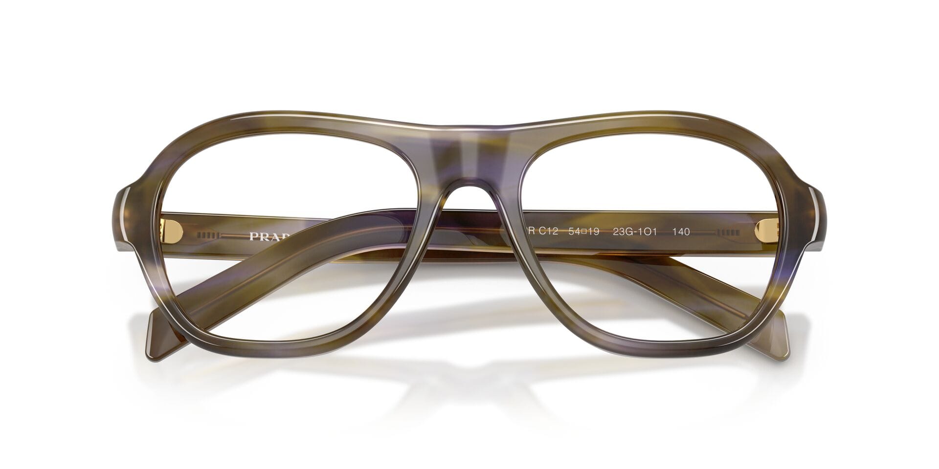 Prada 0PRC12V Frame Brown Female Full Shell Frame — Brown frame — view 7